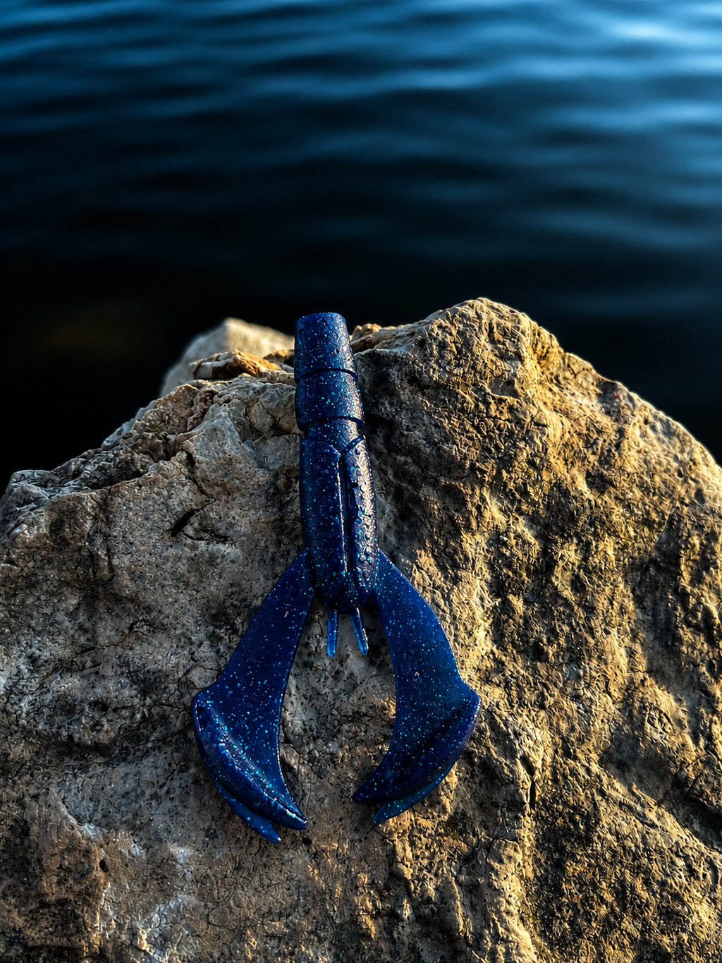 4in Craw Blue Smash